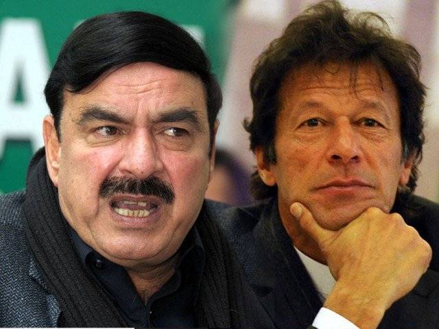 شیخ رشید کی چیئرمین پی ٹی آئی عمران خان سے ملاقات,پاناما لیکس پر مستقبل میں بھی مشترکہ حکمت عملی اپنانے کا فیصلہ 