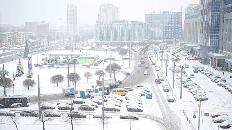  شدید برف باری ،متعدد ممالک نے سفید چادر اوڑھ لی 