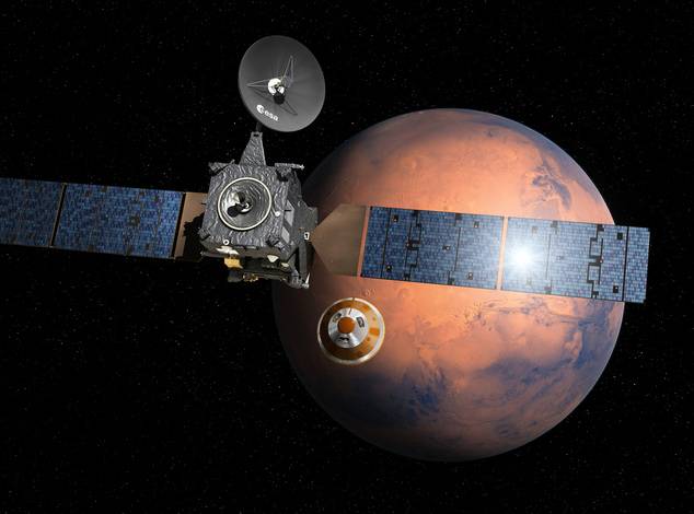 یورپی خلائی مرکز کو مالی خسارے کا سامنا,مریخ مشن خطرے سے دوچار