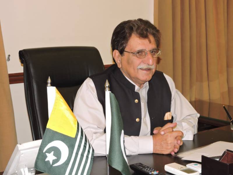 کشمیر کا ہر راستہ پاکستان سے ہوکرگزرتا ہے:وزیراعظم آزاد کشمیرراجہ فاروق حیدر