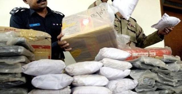 اے این ایف نے 78کروڑ مالیت کی 236کلو گرام منشیات برآمد کر لی