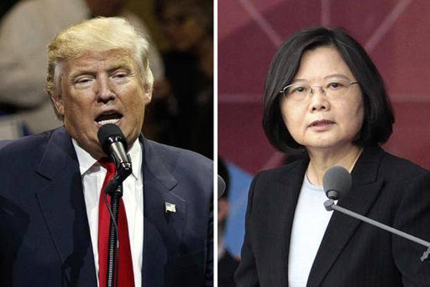 ڈونلڈ ٹرمپ اور تائیوان کی صدر کے درمیان ٹیلی فونک رابطہ،چین برہم