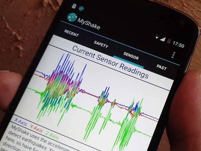 زلزلے کی کامیاب شناخت کرنے والی ایپ