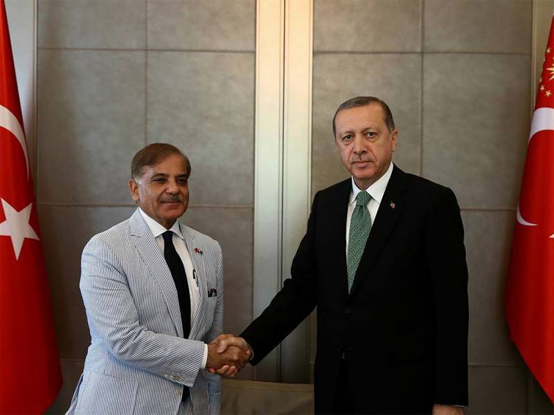 وزیر اعلیٰ پنجاب شہباز شریف کی ترکی کے صدر رجب طیب اردوان سے ملاقات