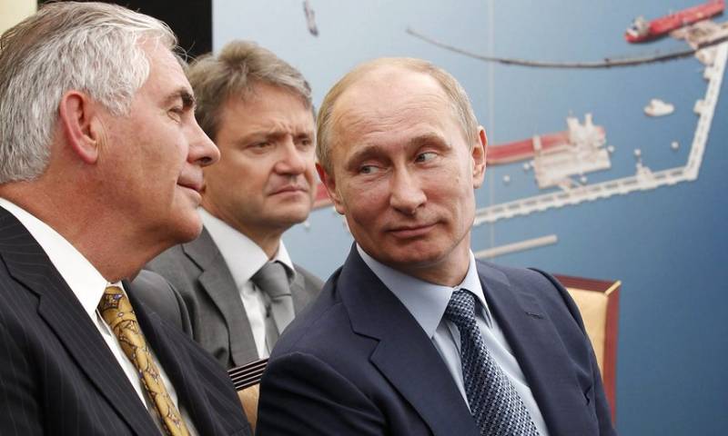 روسی صدر کے دوست کا امریکی وزیر خارجہ بننے کا امکان 