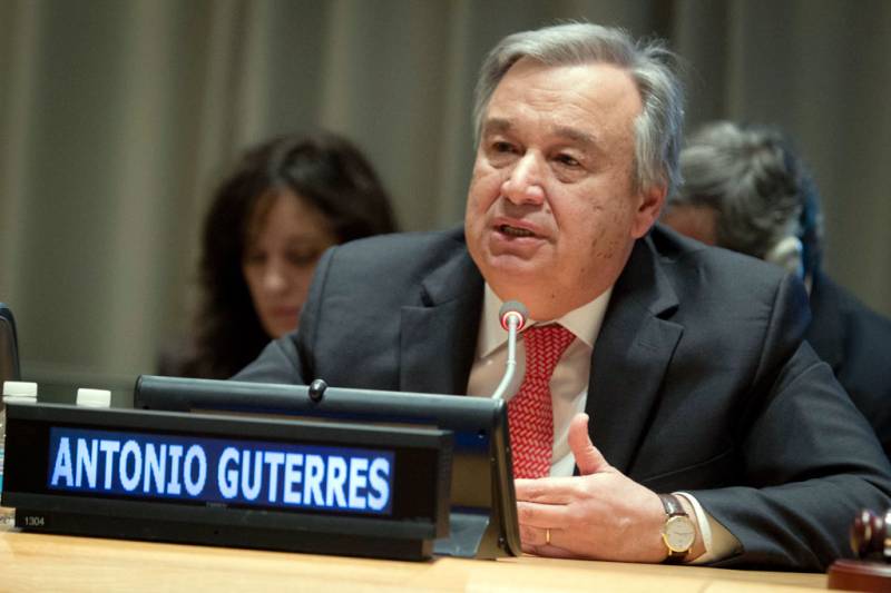 اقوام متحدہ کے نئے سیکرٹری جنرل ِانٹونیوگوٹرزنے حلف اٹھا لیا