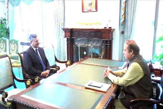 وزیر اعظم سے ڈی جی آئی ایس آئی کی الوداعی ملاقات 