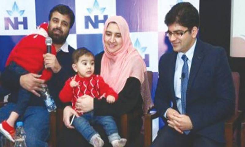  شیر خوار پاکستانی ’بون میرو‘ عطیہ کرنے والا دنیا کا سب سے کم عمر ڈونر