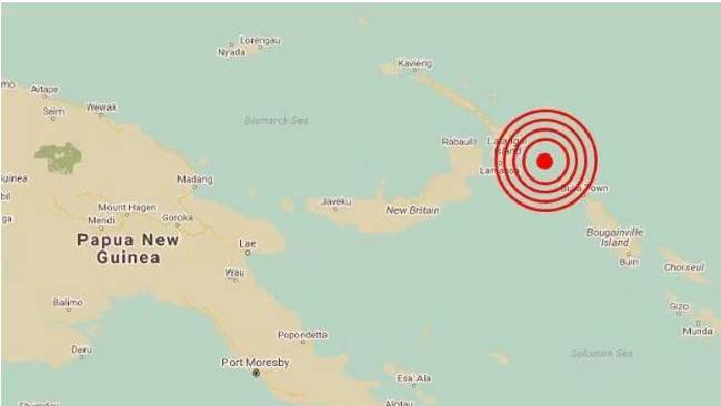 آسڑیلیا کے مشرقی علاقے پاپو نیو گینیا 7.9شدت کا زلزلہ،سونامی الرٹ جاری