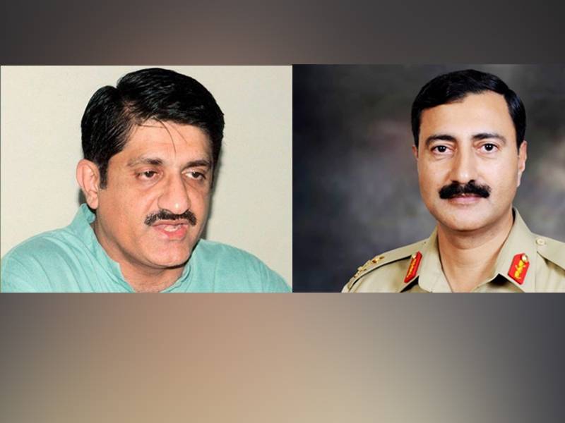 کورکمانڈر لیفٹیننٹ جنرل شاہد بیگ مرزا کی وزیراعلیٰ سندھ سے ملاقات