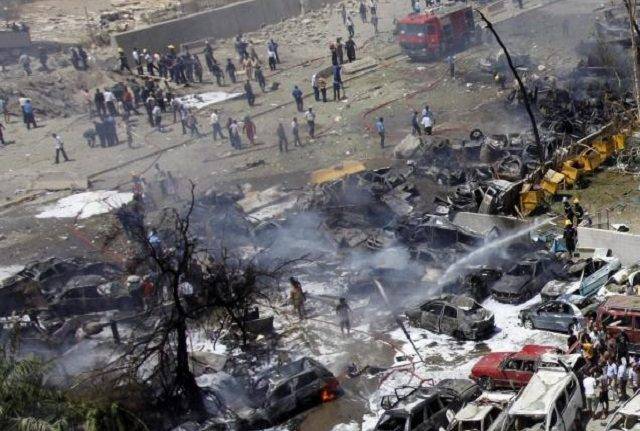 خود کش دھماکوں سے سارا شہر گونج اٹھا، ہلاکتیں ہی ہلاکتیں