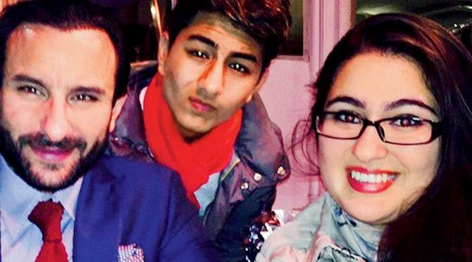 سیف علی خان کے بچوں نےاہم ذمہ داری اٹھالی 