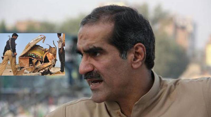 وزیر ریلوے خواجہ سعد رفیق کا ٹرین حادثے میں معصوم بچوں کی ہلاکت کا نوٹس