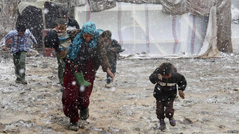 یورپ میں شدید سردی، 23 ہزار مہاجر بچوں کی زندگیاں خطرہ لاحق