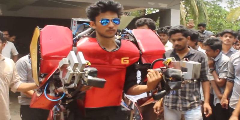 بھارتی انجینئرنگ کے طالب علم نےپہلا انسان نما روبوٹ بنالیا