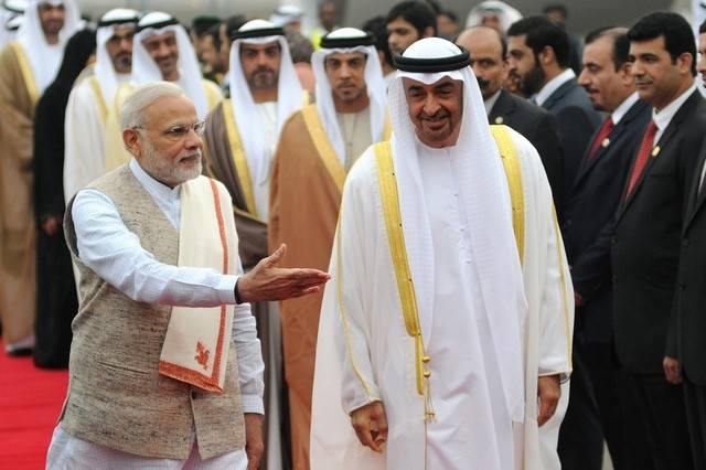 شیخ محمد بن زید تاریخی دورے پر بھارت پہنچ گئے