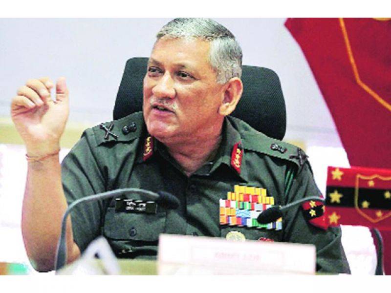 جہاں برفانی تودے گرنے کا خدشہ ہے وہاں سے فوجیں واپس بلائی جارہی ہیں، بھارتی آرمی چیف