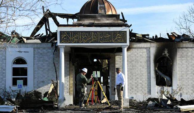 ٹیکساس، شہید کی گئی مسجد کی دوبارہ تعمیر کیلئے عطیات جمع