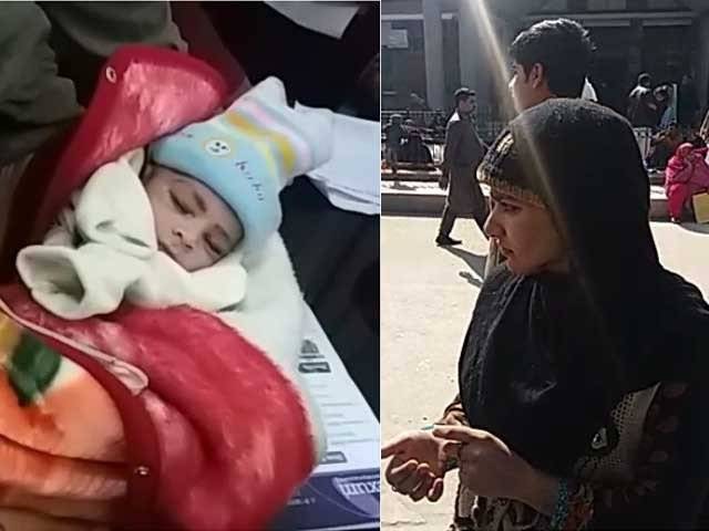  سنگدل ماں نے بچے کو شاپنگ بیگ میں ڈال کر ہمسایوں کی چھت پر پھینک دی