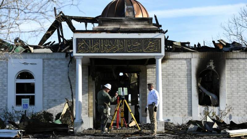امریکا' وکٹوریہ میں شہید کی جانے والی مسجد کی تعمیرنو کیلئے 10لاکھ ڈالر عطیات جمع