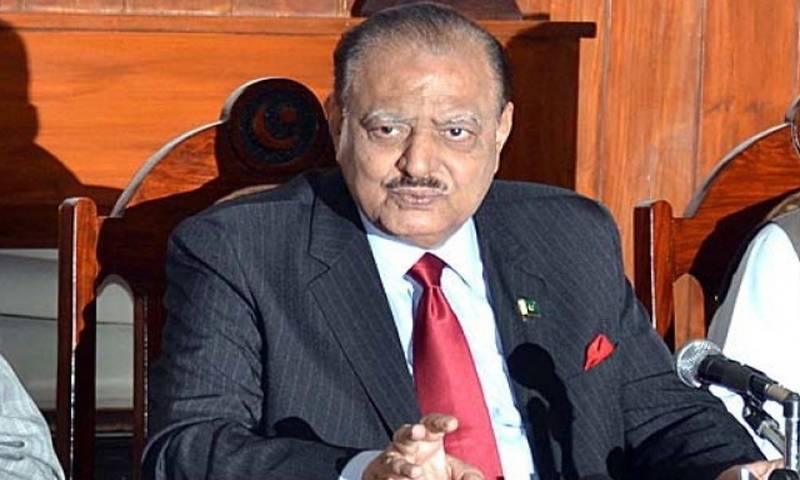 سی پیک کے مغربی روٹ میں کوئی تبدیل نہیں کی گئی: صدر مملکت