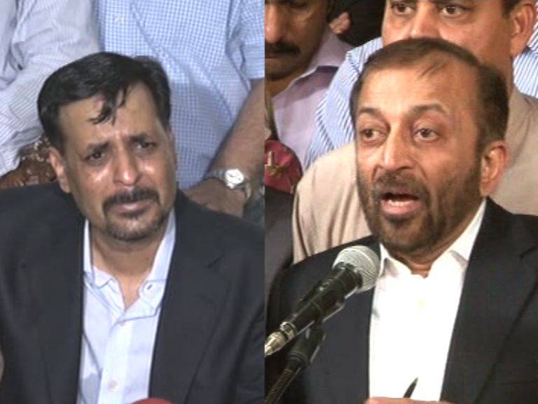 کراچی یونیورسٹی نے بھائی کو بھائی سے ملادیا ,فاروق ستار نے مصطفیٰ کمال سے ملاقات کو حسن اتفاق قرار دیدیا 