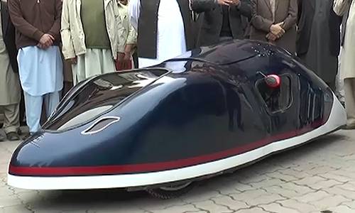 ایک لٹر میں 180کلومیٹر سفر، پشاوری طلبا نے کم خرچ گاڑی بنا لی