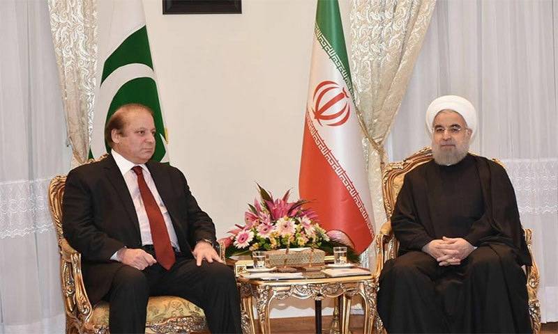 وزیر اعظم میاں محمد نواز شریف اور ایران کے صدر حسن روحانی کی ملاقات