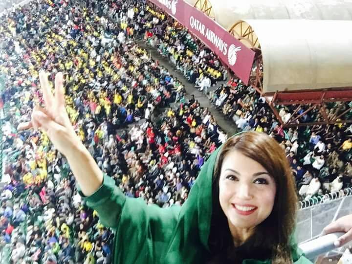 ریحام خان اور شیخ رشید کی پی ایس ایل فائنل میں شرکت 