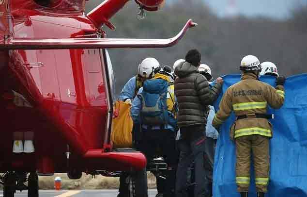 جاپان: ہیلی کاپٹر گر کر تباہ ، 9 افراد ہلاک