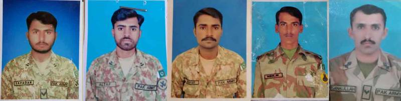 مہمند ایجنسی میں شہید ہونے والے سپاہیوں کی نماز جنازہ ادا کر دی گئی