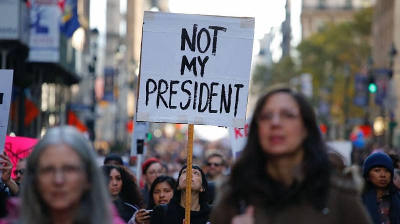 امریکا،خواتین کے عالمی دن کے موقع پر ڈونلڈ ٹرمپ کے خلاف مظاہرے