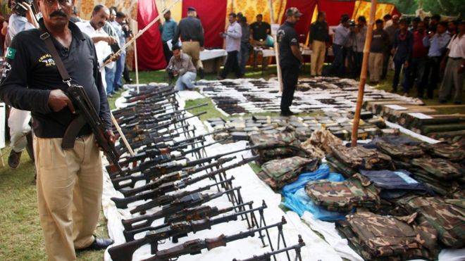 کراچی :عزیز آباد سے اسلحہ بر آمدگی کیس کی سماعت, کراچی پولیس نے رپورٹ جمع کرادی