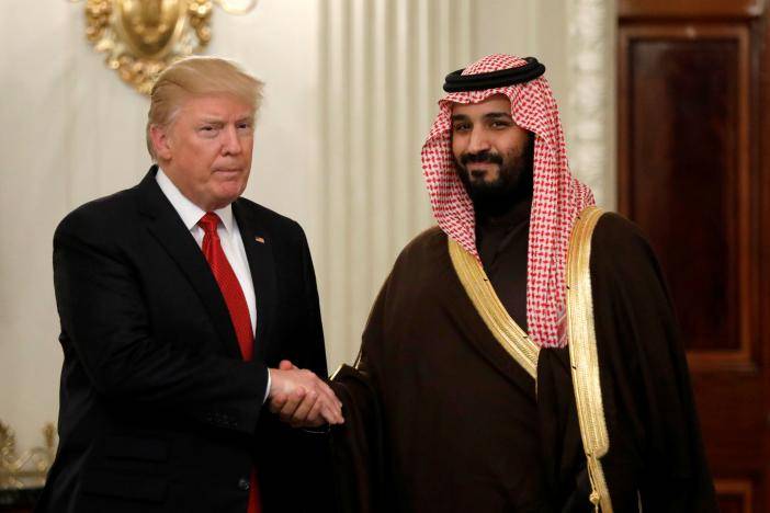 امریکی صدر اور سعودی ولی عہد کی وائٹ ہاوس میں ملاقات