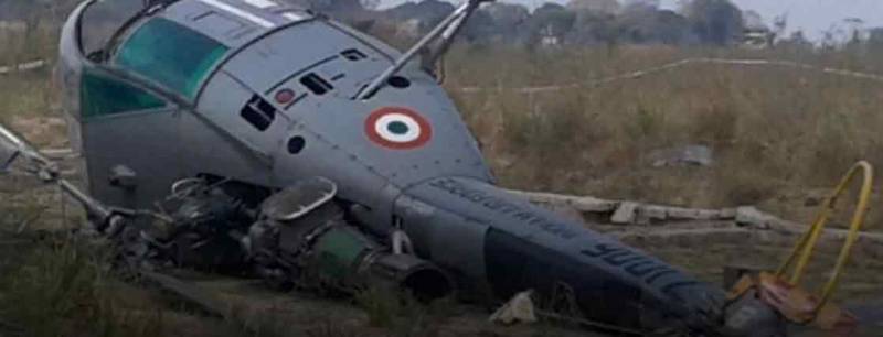 بھارت: فضائیہ کے ہیلی کاپٹر کی کریش لینڈنگ، پائلٹ محفوظ رہے