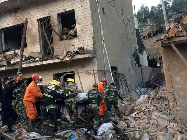 چین میں رہائشی عمارت میں دھماکے کے نتیجے میں 9 افراد ہلاک جب کہ متعدد زخمی ہوگئے