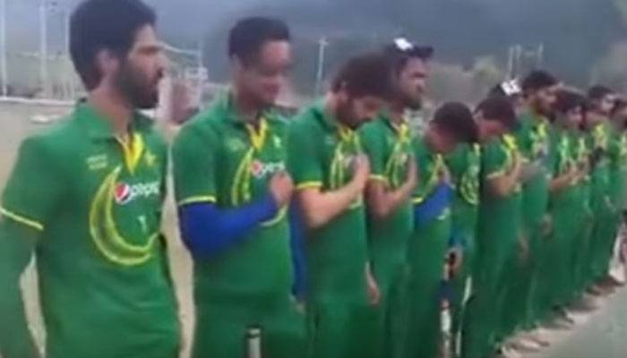 کشمیر کے مقامی کرکٹ کلب کا گرین شرٹس پہن کر پاکستان سے اظہار یکجہتی