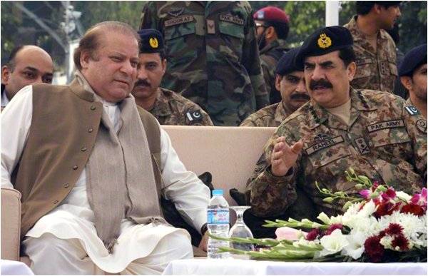  نوازشریف نے لیگی رہنماوں کو راحیل شریف سے متعلق تبصروں سے روک دیا