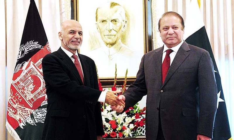 افغان صدر کا وزیر اعظم نواز شریف کو خط، دو طرفہ پارلیمانی رابطوں کی تجویز 