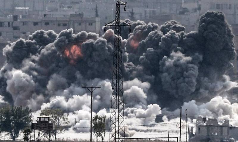 شام میں امریکی فضائی حملوں میں 20 افراد ہلاک