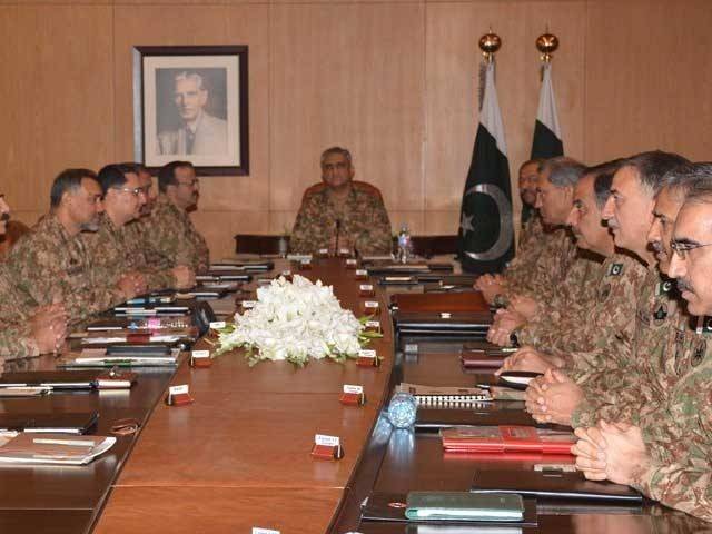  پاک فوج کا ادارہ سپریم کورٹ کے اعتماد پر پورا اترے گا، کورکمانڈرز کانفرنس