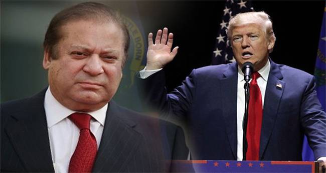 امریکی صدر ڈونلڈ ٹرمپ کا وزیر اعظم نواز شریف سےنیک تمناوں کا اظہار 