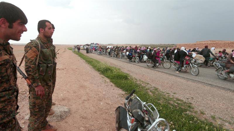 کرد فورسز نے شام کے طبقہ شہر کے 90 فیصد پر قبضہ کر لیا