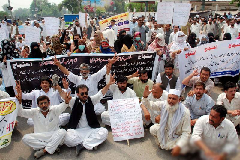 کوئٹہ:پیر امیڈکس کا دھرنا 2ہفتوں سے جا ری،مریض خوار