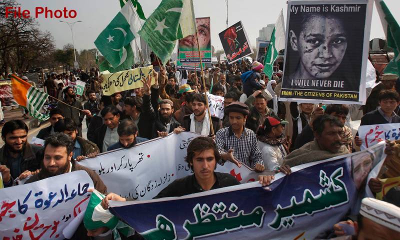 بھارت کے مقبوضہ کشمیر میں مظالم کے خلاف آزاد کشمیر بھی پھٹ پڑا