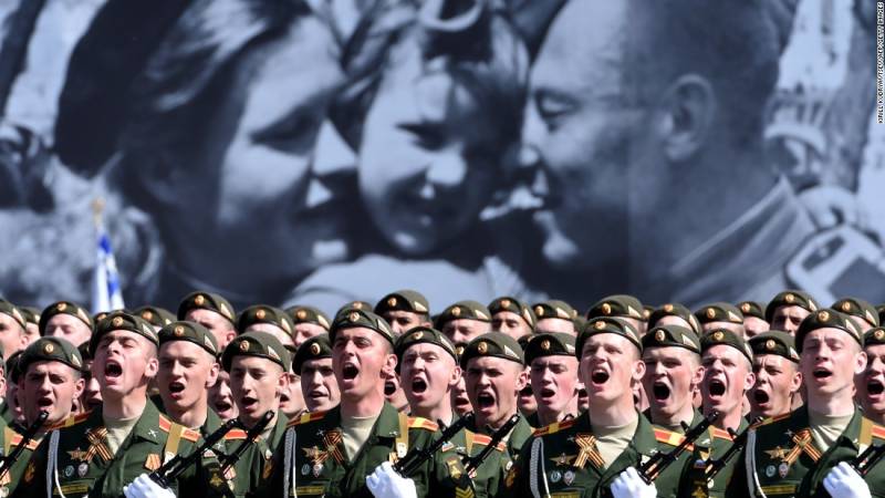 دوسری جنگ عظیم میں جرمنی کو شکست دینے پر روس میں یوم فتح