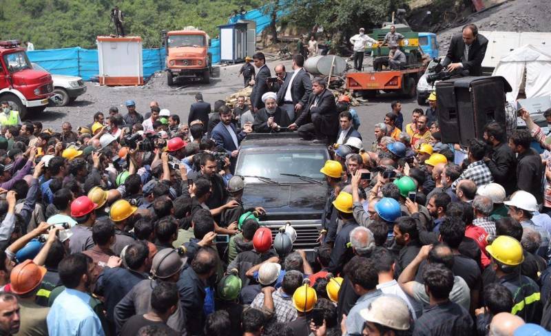 ایران میں کان کے حادثے میں ہلاک ہونے والوں کی تعداد بڑھ کر 43 ہو گئی 