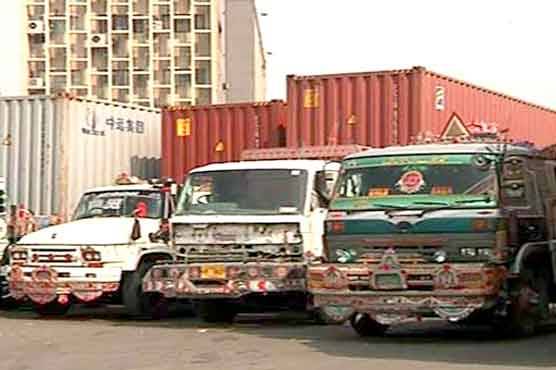 کراچی میں گڈزٹر انسپورٹرز کی ہڑتال کا سلسلہ جاری 