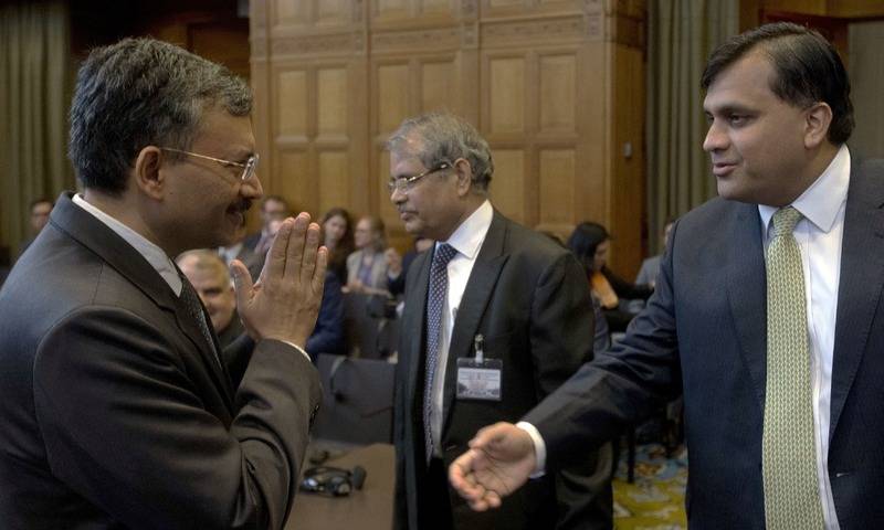 آئی سی جے میں کلبھوشن کی سماعت کے دوران پاک بھارت حکام میں تلخی
