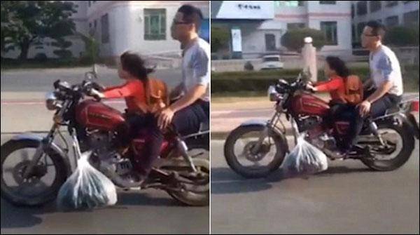 نبھی بچی کی موٹر سائیکل چلاتے ویڈیو سوشل میڈیا پر وائرل 